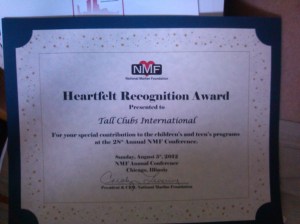 TCI 2012 Service Award